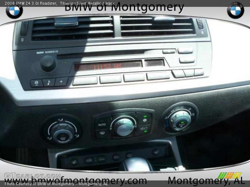 Titanium Silver Metallic / Black 2008 BMW Z4 3.0i Roadster