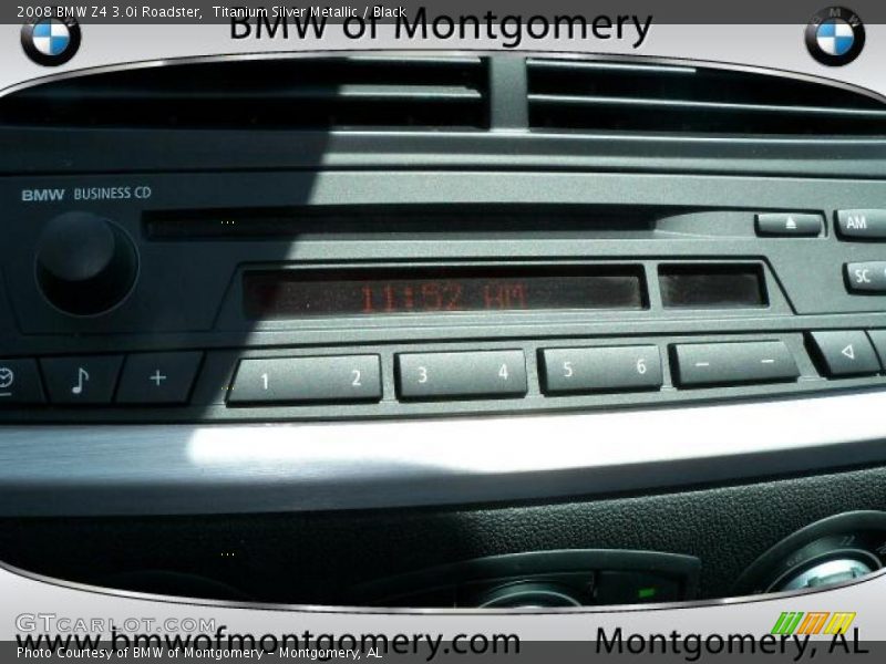 Titanium Silver Metallic / Black 2008 BMW Z4 3.0i Roadster