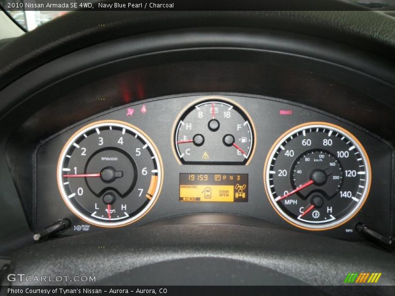 Navy Blue Pearl / Charcoal 2010 Nissan Armada SE 4WD