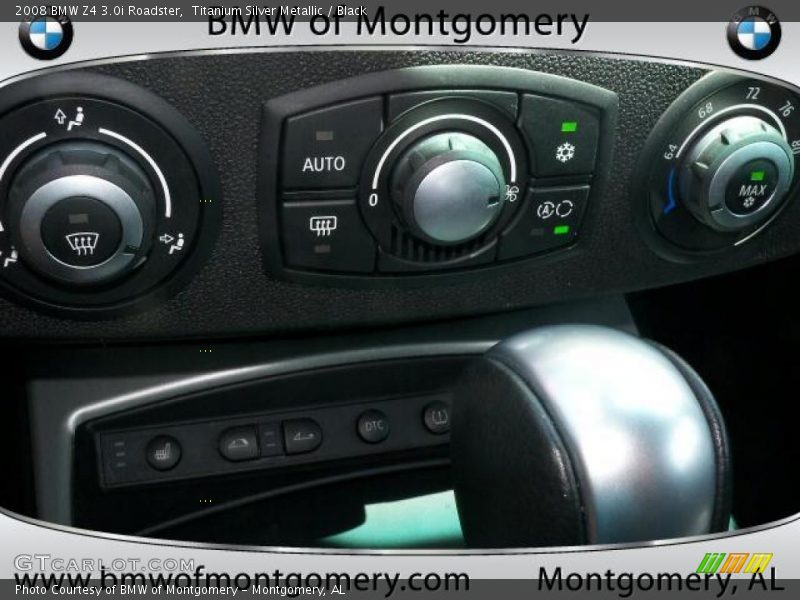 Titanium Silver Metallic / Black 2008 BMW Z4 3.0i Roadster