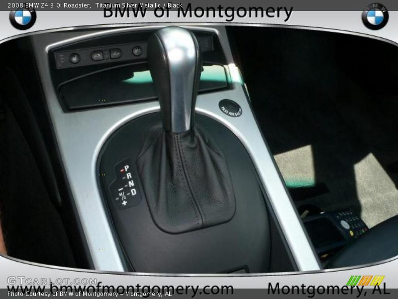 Titanium Silver Metallic / Black 2008 BMW Z4 3.0i Roadster