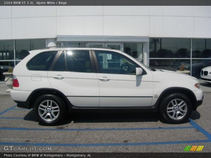 Alpine White / Beige 2004 BMW X5 3.0i