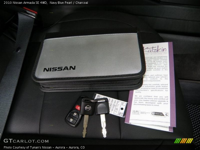 Navy Blue Pearl / Charcoal 2010 Nissan Armada SE 4WD
