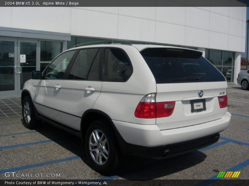 Alpine White / Beige 2004 BMW X5 3.0i