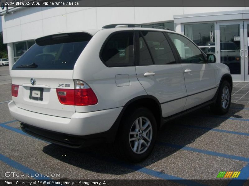 Alpine White / Beige 2004 BMW X5 3.0i