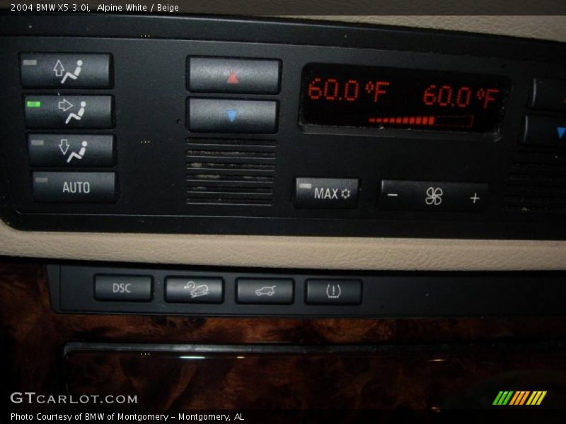 Alpine White / Beige 2004 BMW X5 3.0i