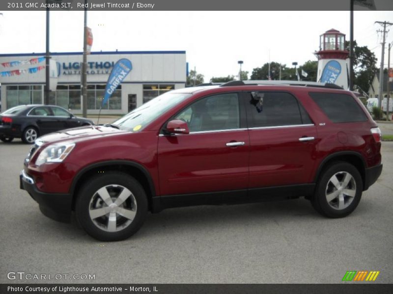 Red Jewel Tintcoat / Ebony 2011 GMC Acadia SLT