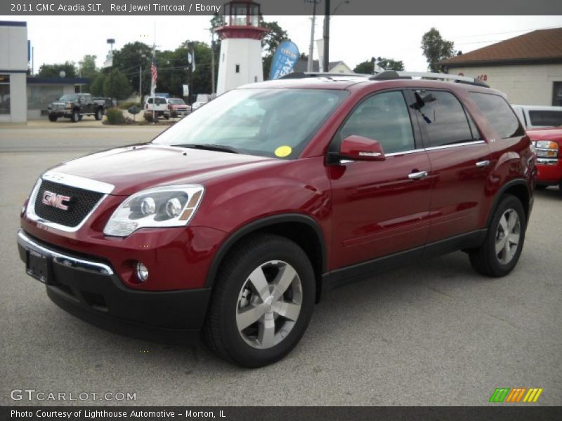 Red Jewel Tintcoat / Ebony 2011 GMC Acadia SLT