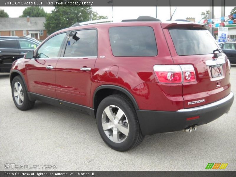 Red Jewel Tintcoat / Ebony 2011 GMC Acadia SLT