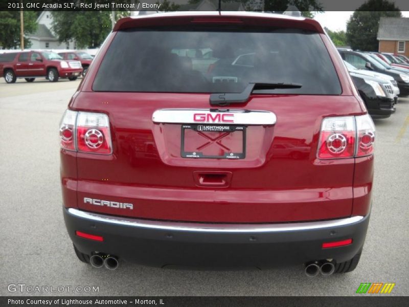 Red Jewel Tintcoat / Ebony 2011 GMC Acadia SLT