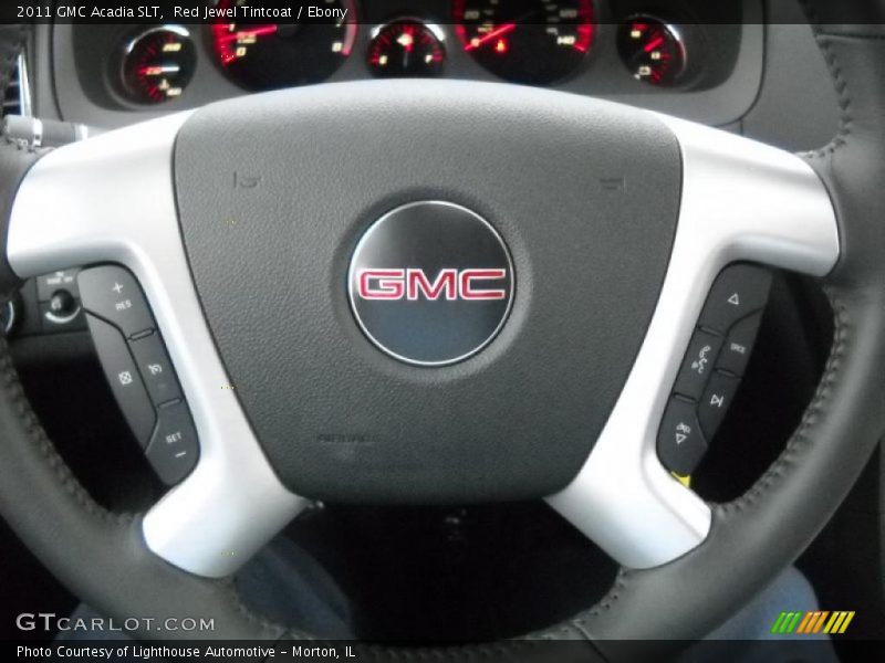 Red Jewel Tintcoat / Ebony 2011 GMC Acadia SLT