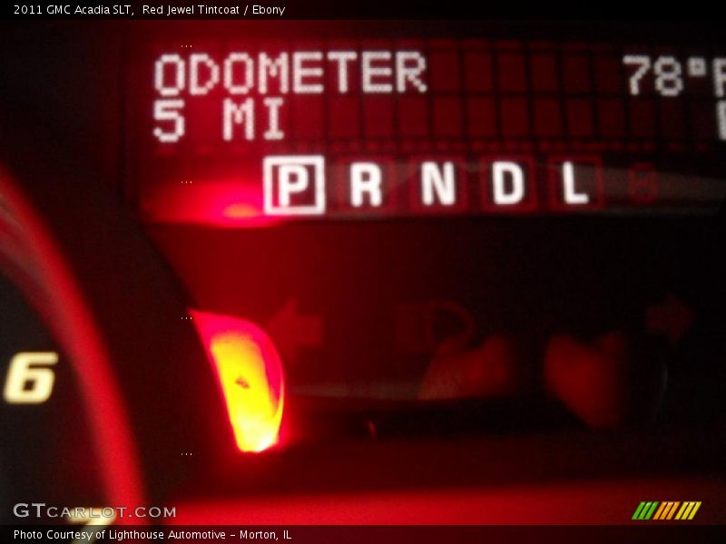 Red Jewel Tintcoat / Ebony 2011 GMC Acadia SLT