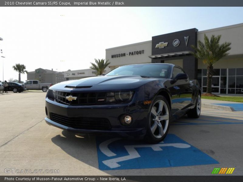 Imperial Blue Metallic / Black 2010 Chevrolet Camaro SS/RS Coupe