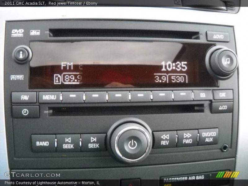 Red Jewel Tintcoat / Ebony 2011 GMC Acadia SLT
