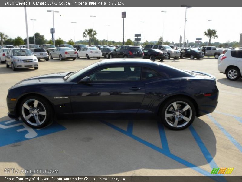 Imperial Blue Metallic / Black 2010 Chevrolet Camaro SS/RS Coupe
