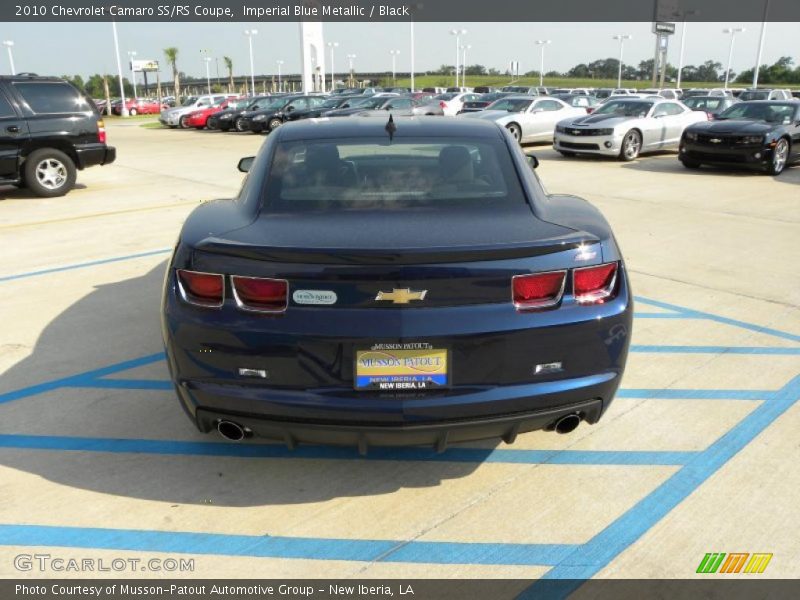 Imperial Blue Metallic / Black 2010 Chevrolet Camaro SS/RS Coupe