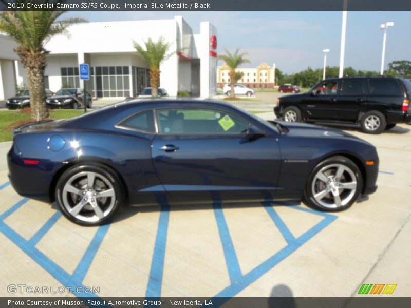 Imperial Blue Metallic / Black 2010 Chevrolet Camaro SS/RS Coupe
