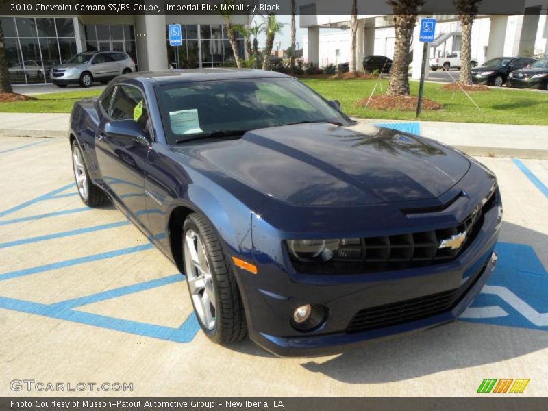 Imperial Blue Metallic / Black 2010 Chevrolet Camaro SS/RS Coupe