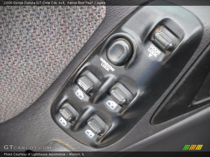 Patriot Blue Pearl / Agate 2000 Dodge Dakota SLT Crew Cab 4x4