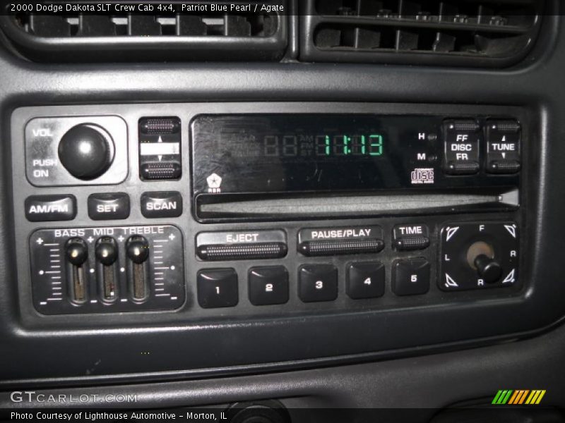 Patriot Blue Pearl / Agate 2000 Dodge Dakota SLT Crew Cab 4x4