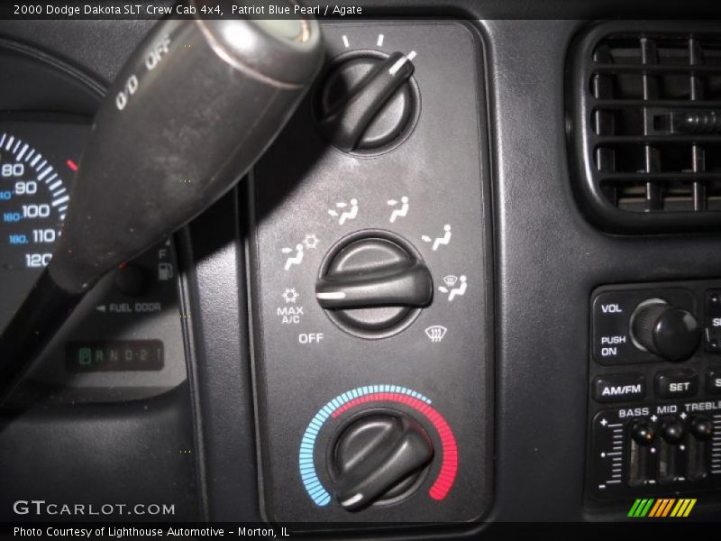 Patriot Blue Pearl / Agate 2000 Dodge Dakota SLT Crew Cab 4x4