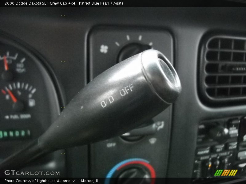 Patriot Blue Pearl / Agate 2000 Dodge Dakota SLT Crew Cab 4x4