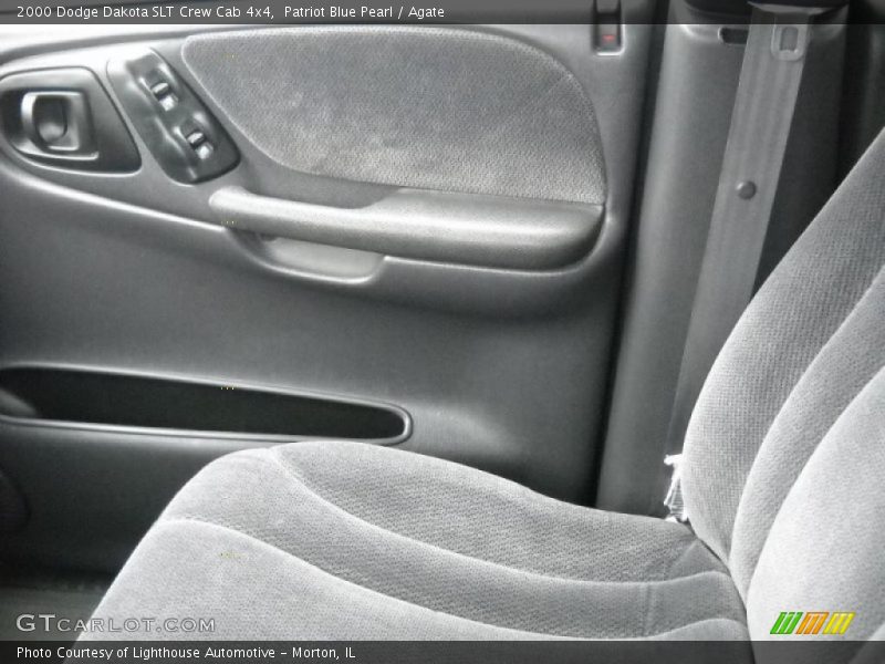 Patriot Blue Pearl / Agate 2000 Dodge Dakota SLT Crew Cab 4x4