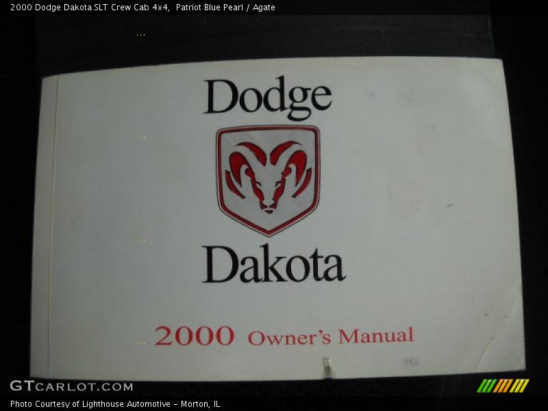 Patriot Blue Pearl / Agate 2000 Dodge Dakota SLT Crew Cab 4x4