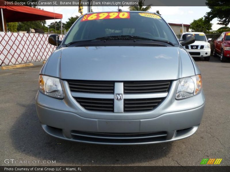 Butane Blue Pearl / Dark Khaki/Light Graystone 2005 Dodge Grand Caravan SE