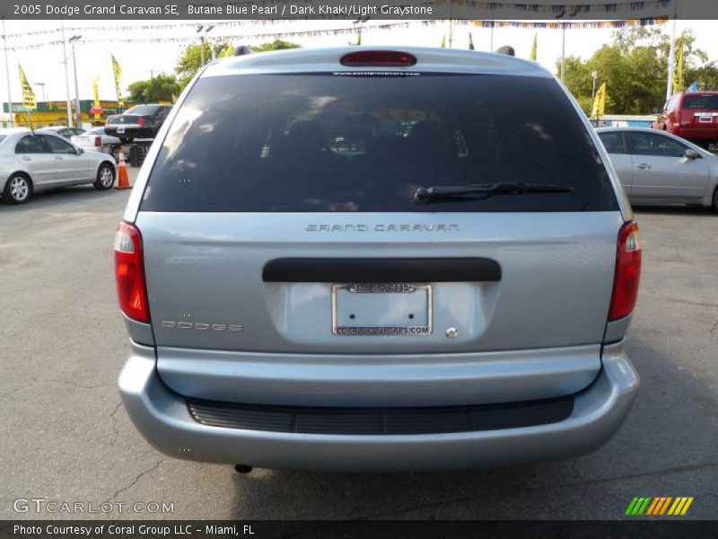Butane Blue Pearl / Dark Khaki/Light Graystone 2005 Dodge Grand Caravan SE