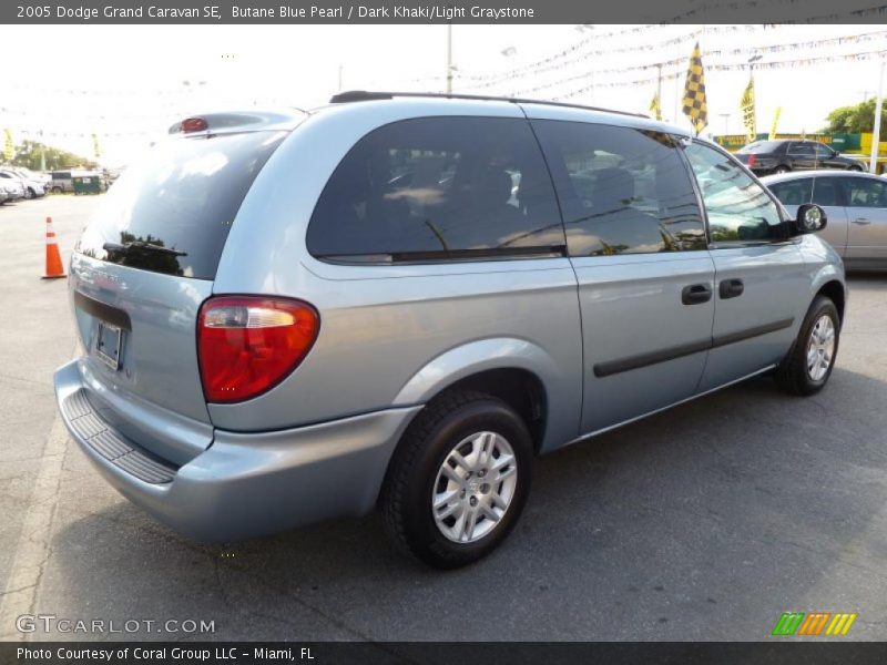 Butane Blue Pearl / Dark Khaki/Light Graystone 2005 Dodge Grand Caravan SE