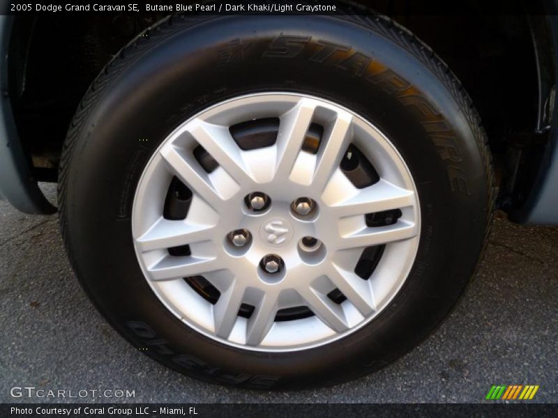 Butane Blue Pearl / Dark Khaki/Light Graystone 2005 Dodge Grand Caravan SE