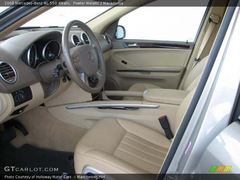Pewter Metallic / Macadamia 2008 Mercedes-Benz ML 550 4Matic