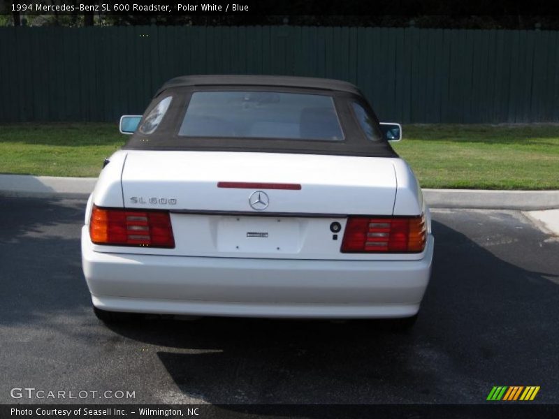 Polar White / Blue 1994 Mercedes-Benz SL 600 Roadster