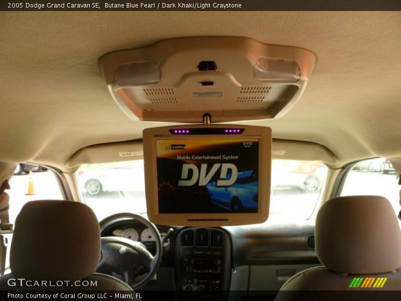 Butane Blue Pearl / Dark Khaki/Light Graystone 2005 Dodge Grand Caravan SE