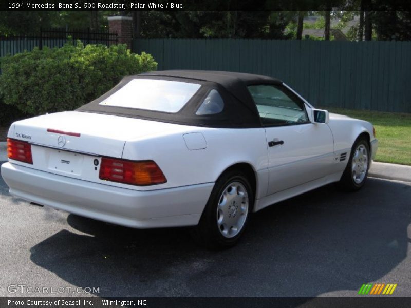 Polar White / Blue 1994 Mercedes-Benz SL 600 Roadster