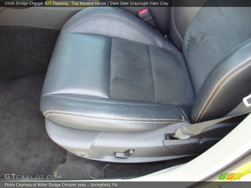 Top Banana Yellow / Dark Slate Gray/Light Slate Gray 2006 Dodge Charger R/T Daytona