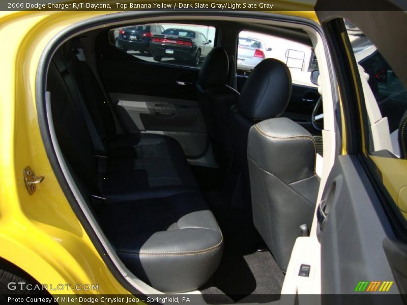 Top Banana Yellow / Dark Slate Gray/Light Slate Gray 2006 Dodge Charger R/T Daytona