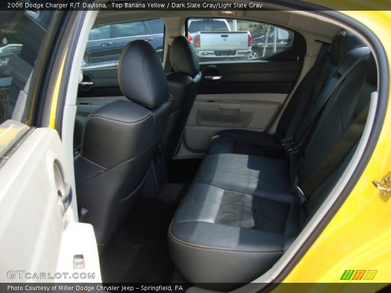 Top Banana Yellow / Dark Slate Gray/Light Slate Gray 2006 Dodge Charger R/T Daytona