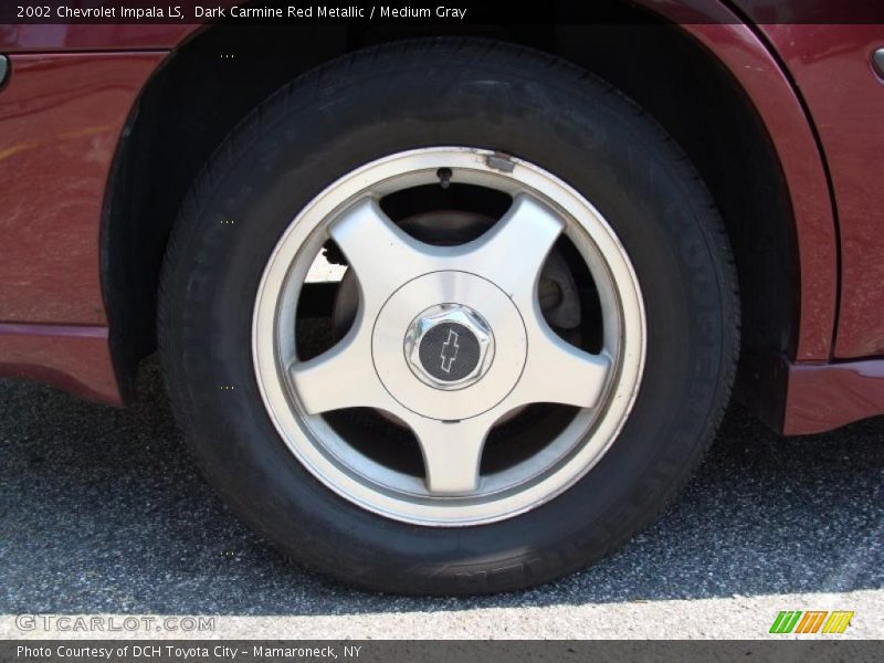 Dark Carmine Red Metallic / Medium Gray 2002 Chevrolet Impala LS