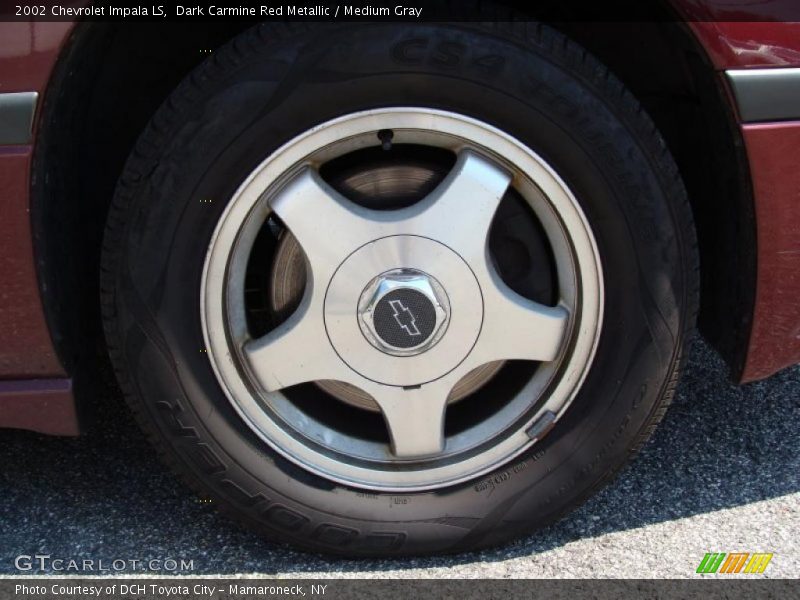 Dark Carmine Red Metallic / Medium Gray 2002 Chevrolet Impala LS