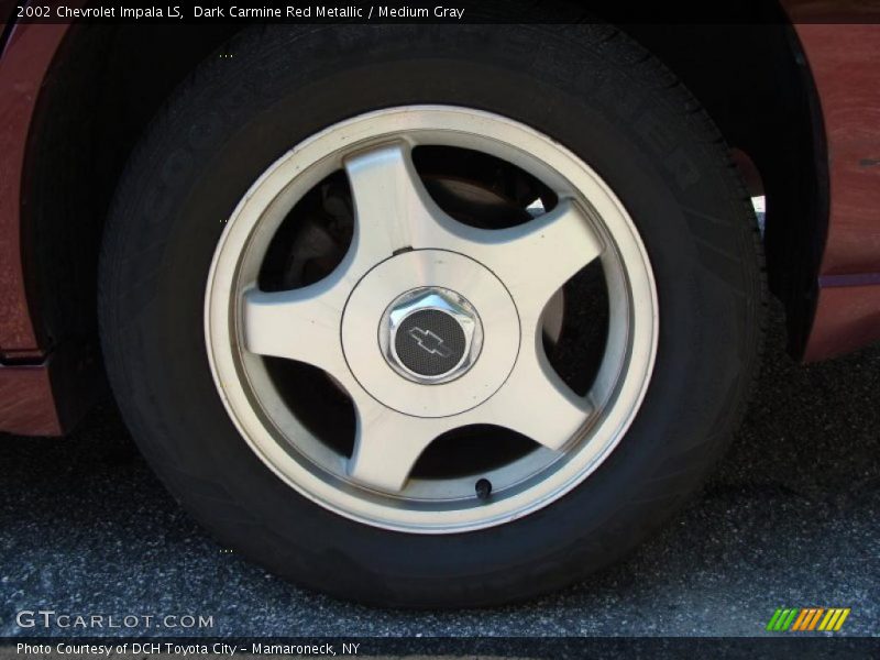 Dark Carmine Red Metallic / Medium Gray 2002 Chevrolet Impala LS