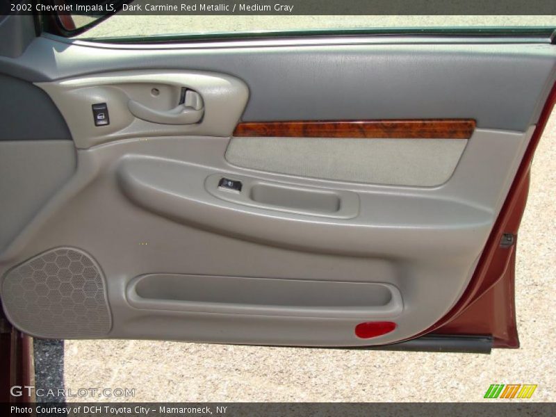 Dark Carmine Red Metallic / Medium Gray 2002 Chevrolet Impala LS