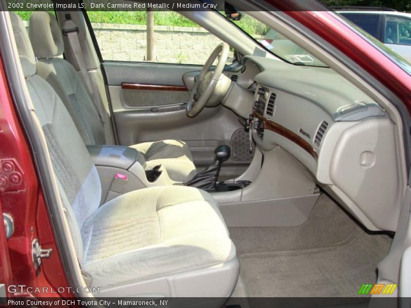 Dark Carmine Red Metallic / Medium Gray 2002 Chevrolet Impala LS