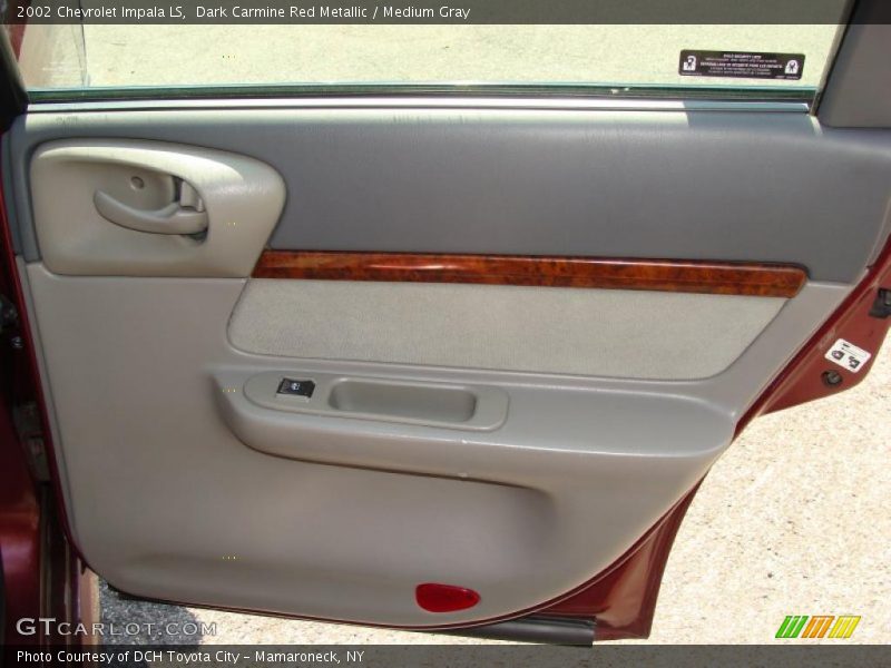 Dark Carmine Red Metallic / Medium Gray 2002 Chevrolet Impala LS
