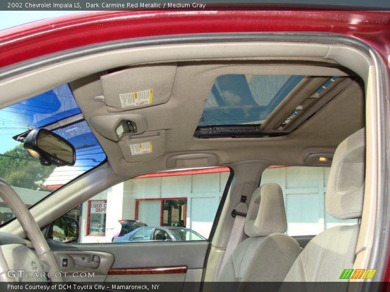 Dark Carmine Red Metallic / Medium Gray 2002 Chevrolet Impala LS