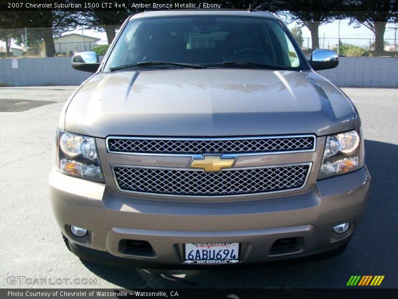 Amber Bronze Metallic / Ebony 2007 Chevrolet Suburban 1500 LTZ 4x4