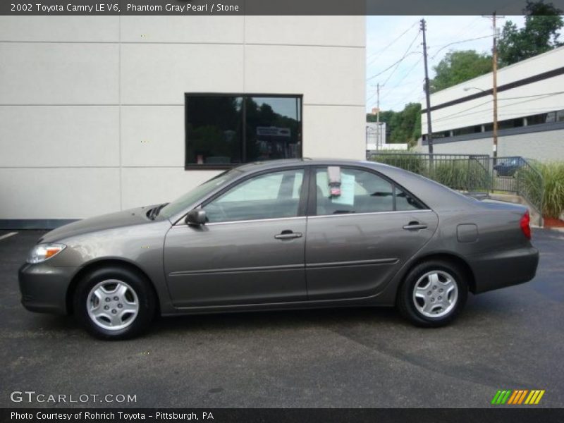 Phantom Gray Pearl / Stone 2002 Toyota Camry LE V6