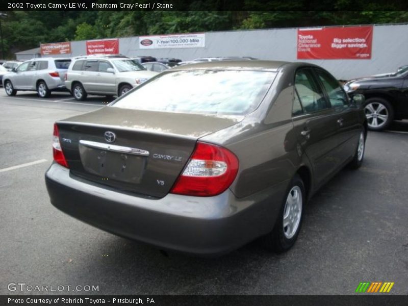 Phantom Gray Pearl / Stone 2002 Toyota Camry LE V6