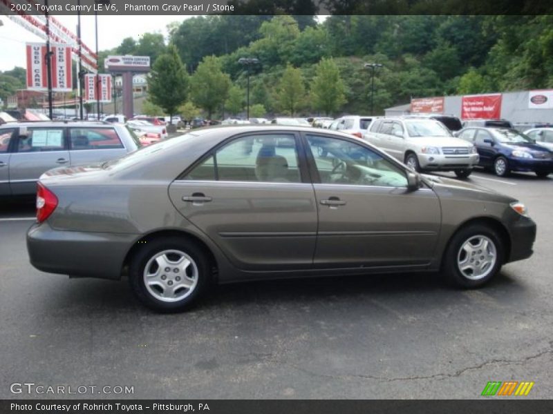 Phantom Gray Pearl / Stone 2002 Toyota Camry LE V6